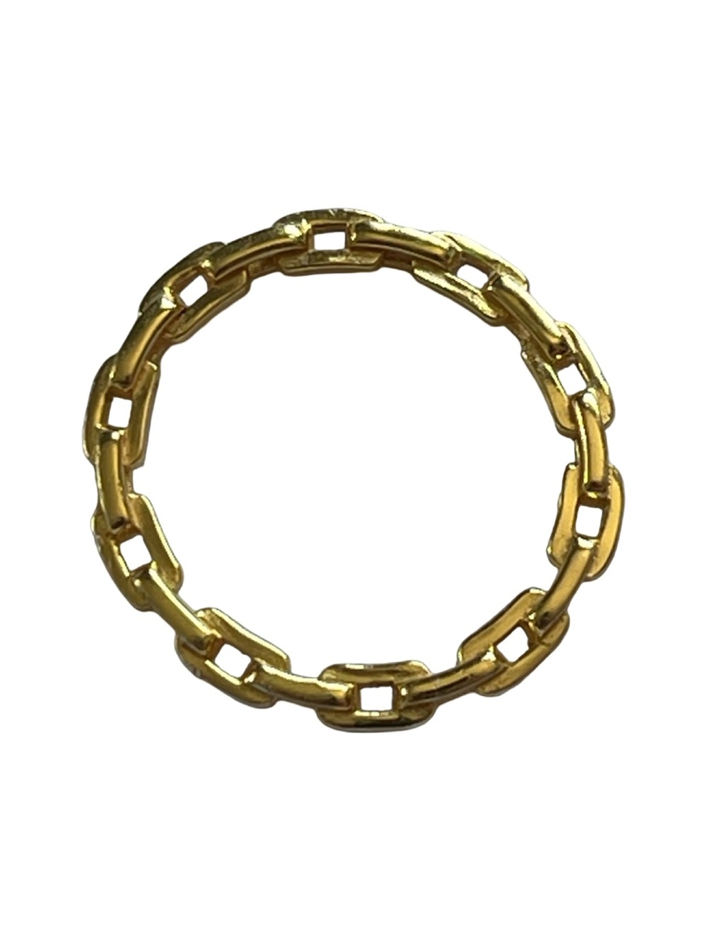 Baublebar Gold Tone Ring Delicate Chain Link Classic